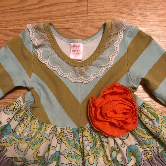 “Giggle Moon” dress size 2T - Picture 2 of 5